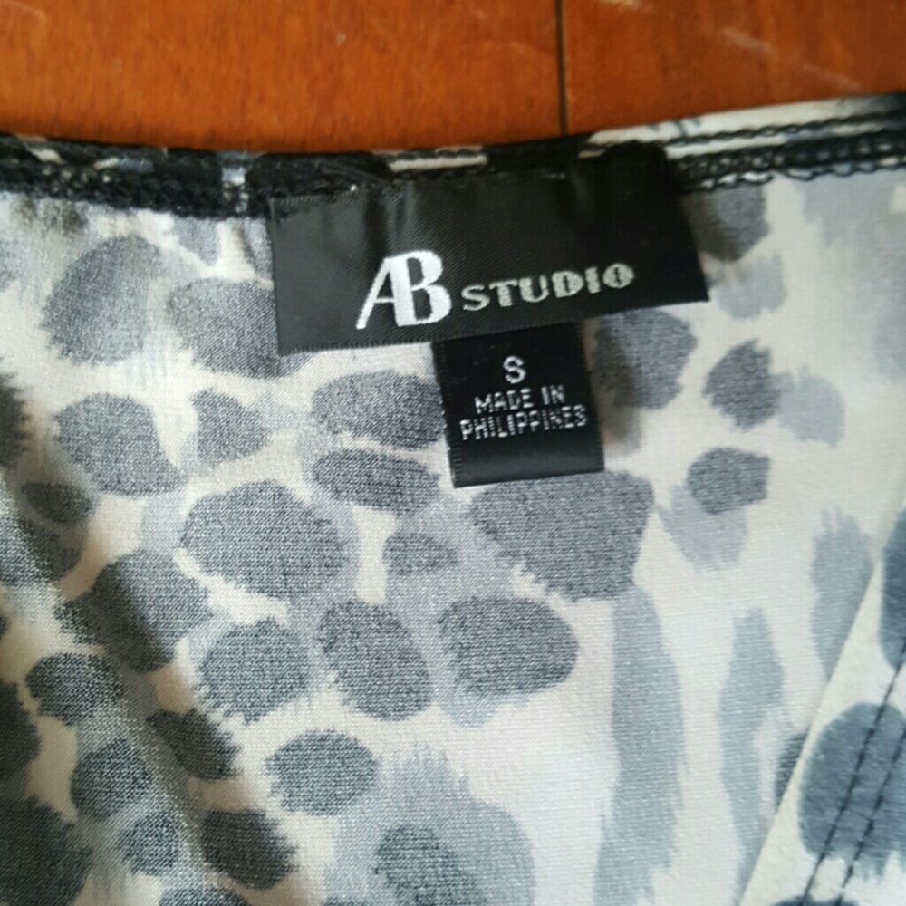 AB Studio Faux Wrap Dress - Picture 3 of 5